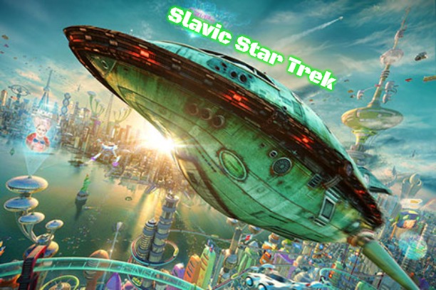 Slavic Futurama | Slavic Star Trek | image tagged in slavic futurama,slavic star trek,slavic | made w/ Imgflip meme maker