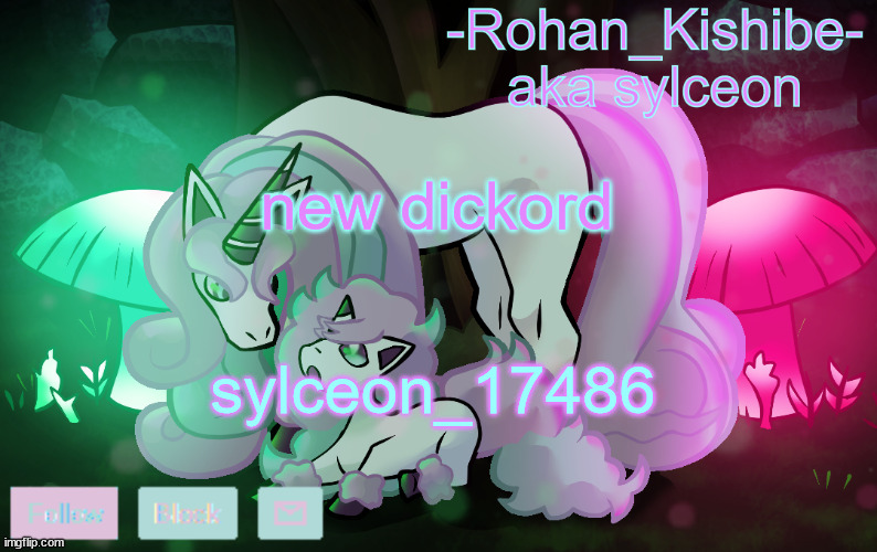 sylc's rapidash temp | new dickord; sylceon_17486 | image tagged in sylc's rapidash temp | made w/ Imgflip meme maker