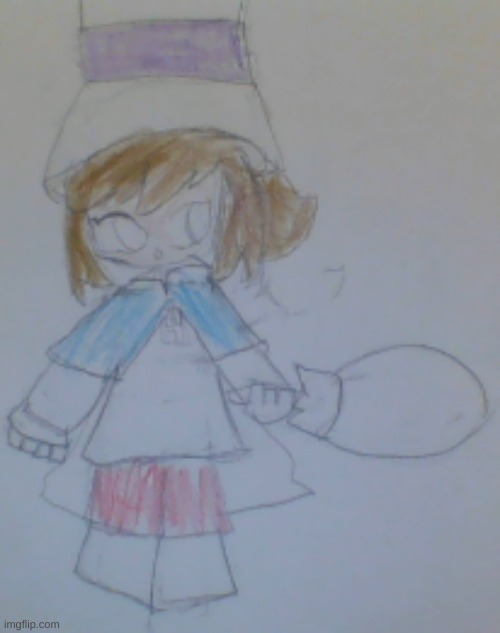 POV: Your robot oc sees her, staring at her hat (btw read desc) | FUN FACT: MYLO REALLY LIKES ROBOTS, ITS THE ONLY OTHER THING SHE FEELS SAFE AROUND. THE FIRST BEING WYNTER | made w/ Imgflip meme maker