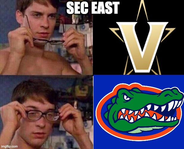 SEC EAST | SEC EAST | image tagged in spiderman glasses | made w/ Imgflip meme maker