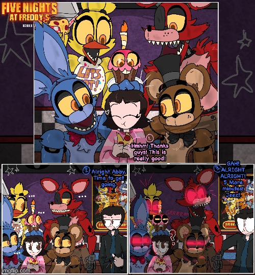Original from cintangallery | image tagged in fnaf,comics | made w/ Imgflip meme maker