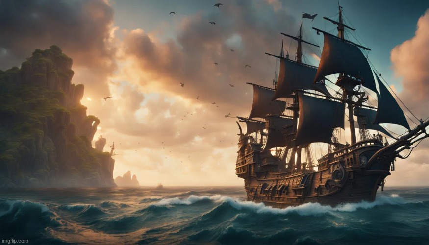 DreamScapes story: Five bastards at sea chapter two coming in 10 days! | made w/ Imgflip meme maker