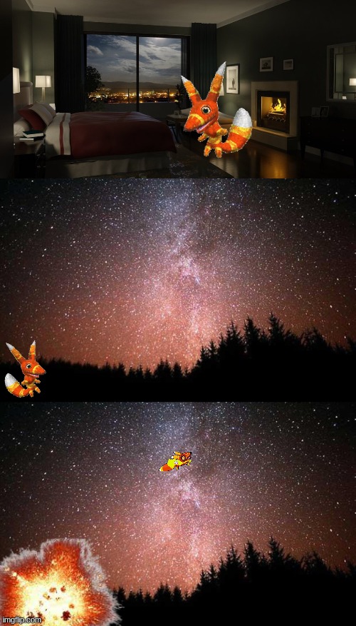 A Night Fly Around(part one) | image tagged in night bedroom,night sky | made w/ Imgflip meme maker