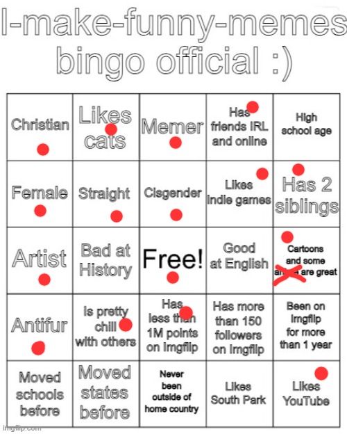 I-make-funny-memes bingo | image tagged in i-make-funny-memes bingo | made w/ Imgflip meme maker