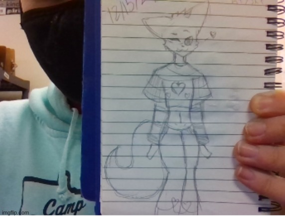 Me and my irl friend made a new fursona for my partner, since they lost their old one. | made w/ Imgflip meme maker