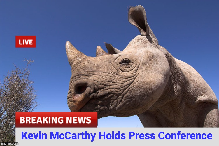 Kevin McCarthy Holds Press Conference | made w/ Imgflip meme maker