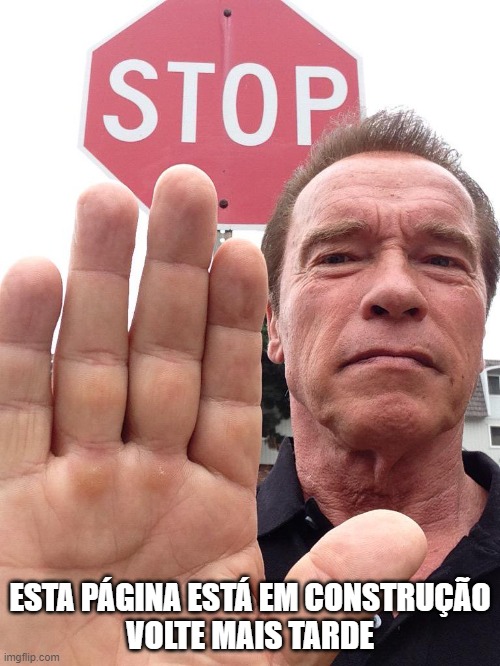 Arnold Schwarzenegger Stop | ESTA PÁGINA ESTÁ EM CONSTRUÇÃO

VOLTE MAIS TARDE | image tagged in arnold schwarzenegger stop | made w/ Imgflip meme maker