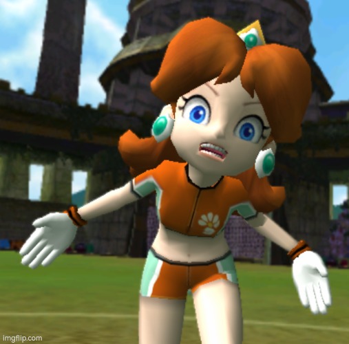 princess daisy mad | image tagged in princess daisy mad | made w/ Imgflip meme maker