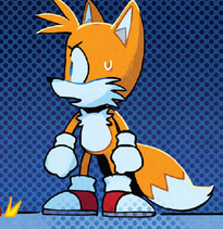 High Quality tails nervous Blank Meme Template