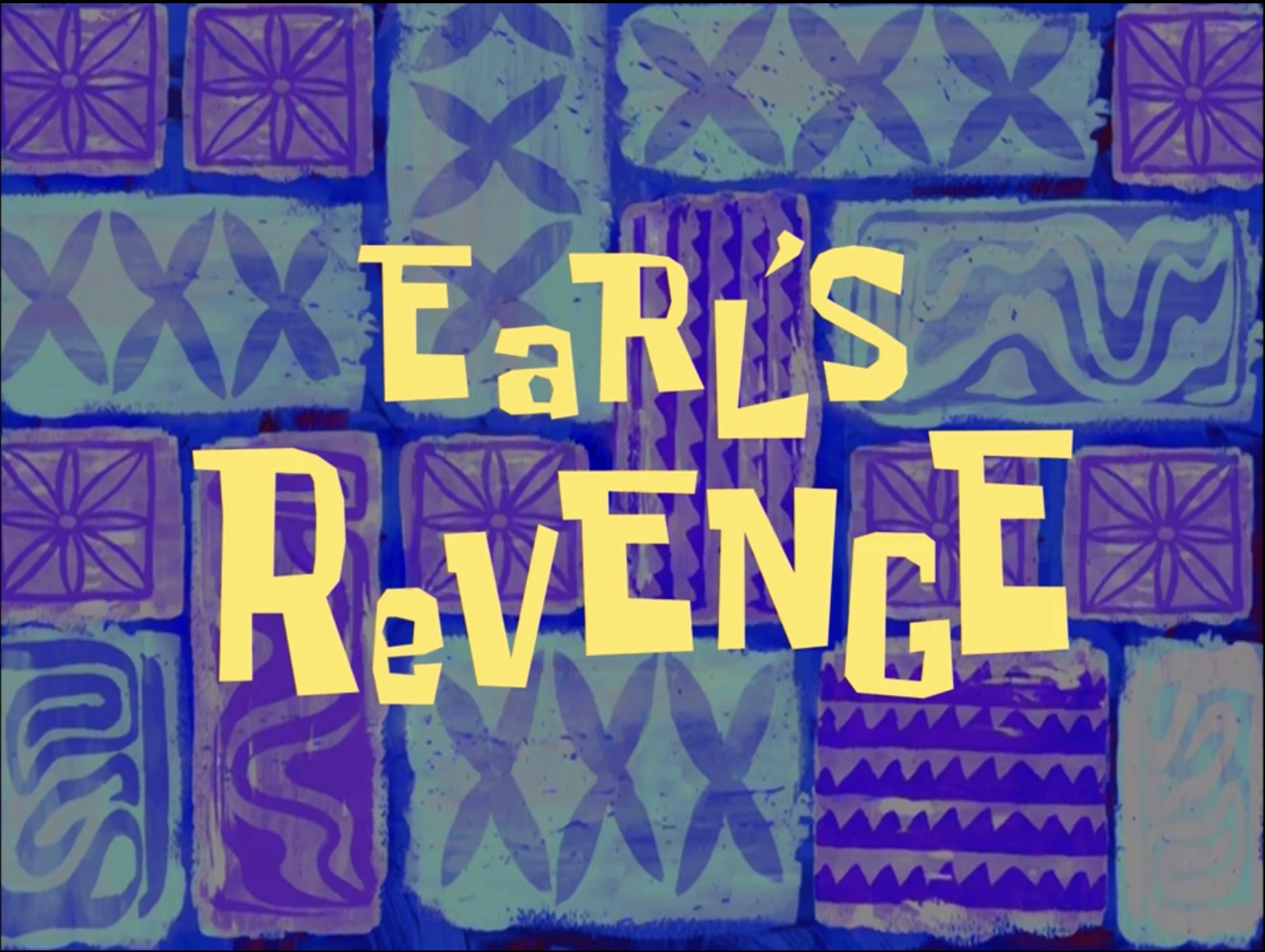 Earl’s Revenge title card Blank Meme Template