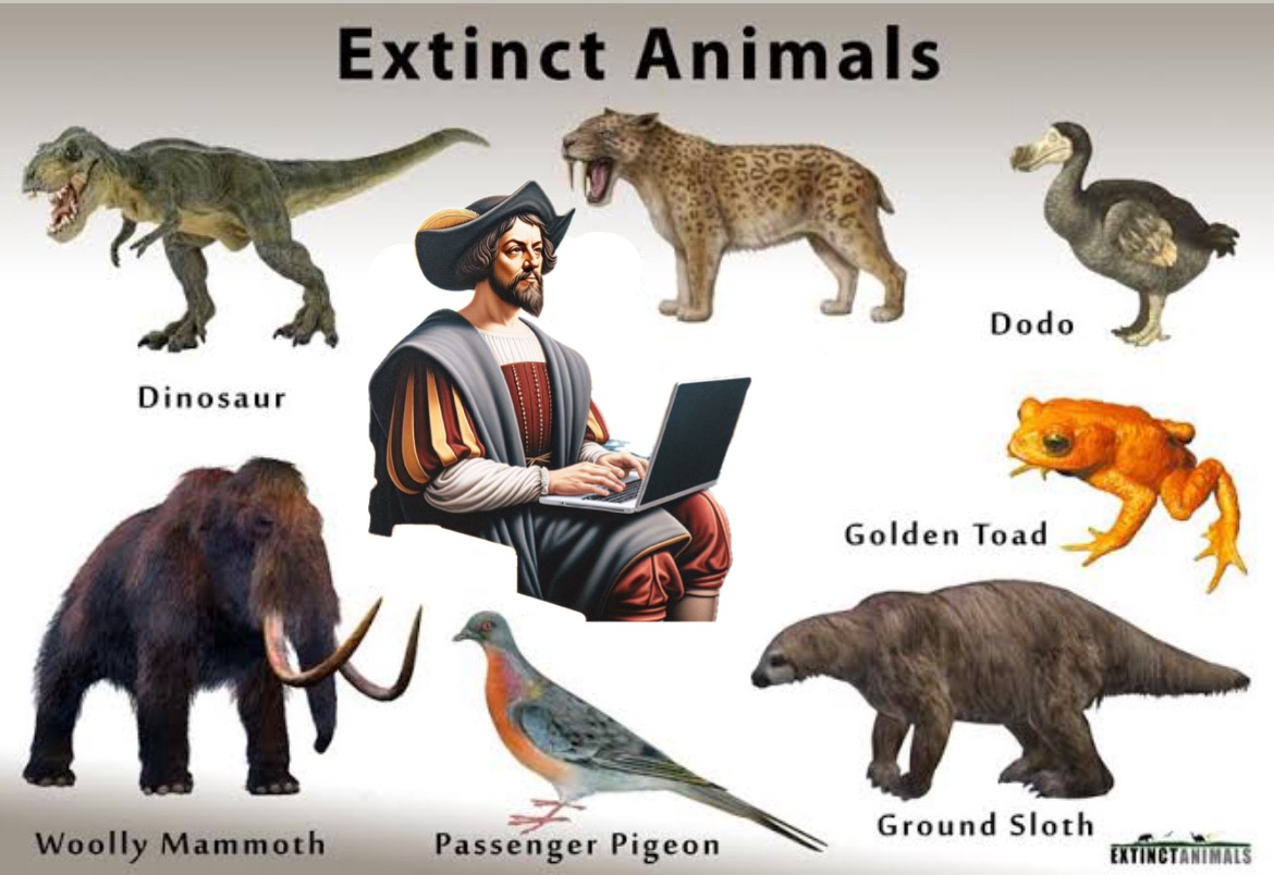 Extinct Animals Blank Meme Template