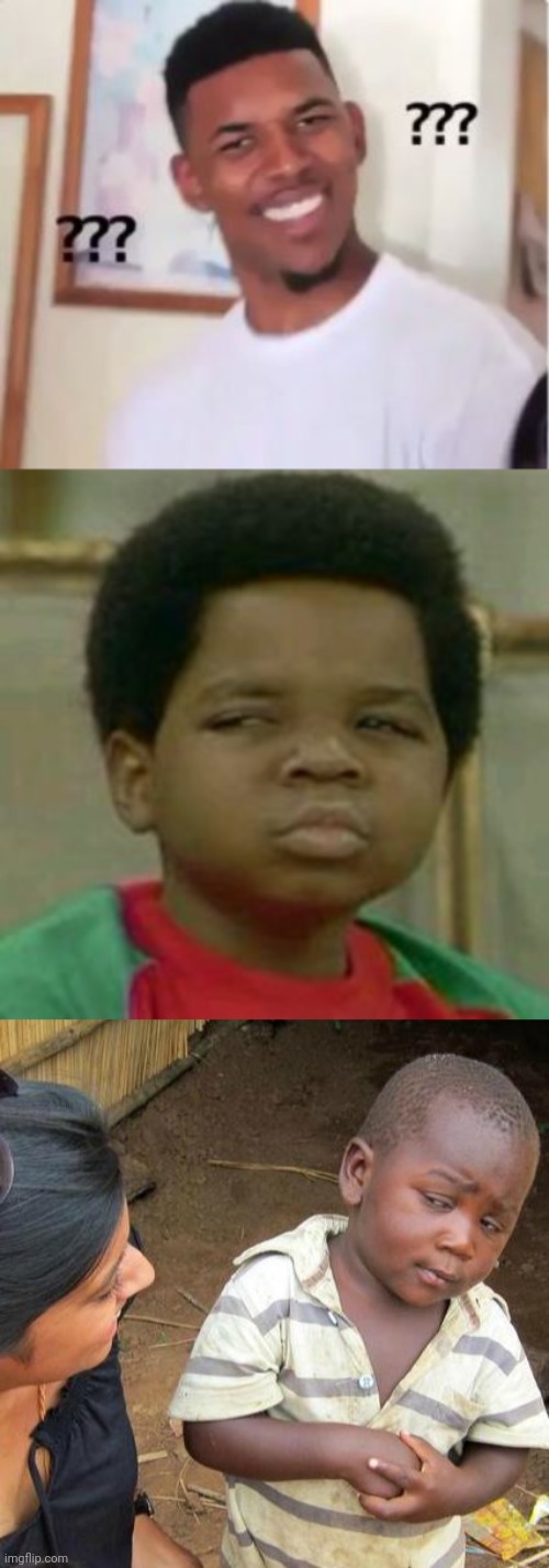 image tagged in nick young,arnold jackson,memes,third world skeptical kid | made w/ Imgflip meme maker