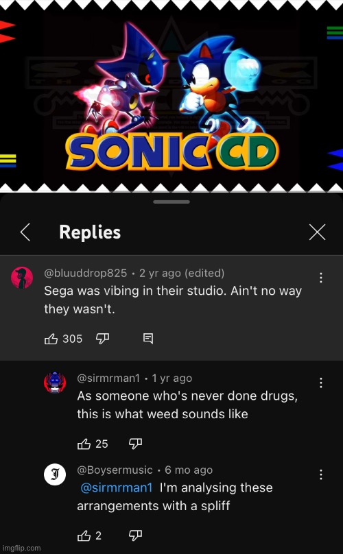 It’s Tidal Tempest “G” Mix btw | image tagged in sonic the hedgehog,sonic,drugs | made w/ Imgflip meme maker