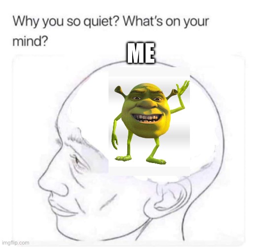 What's on your mind? | ME | image tagged in what's on your mind | made w/ Imgflip meme maker