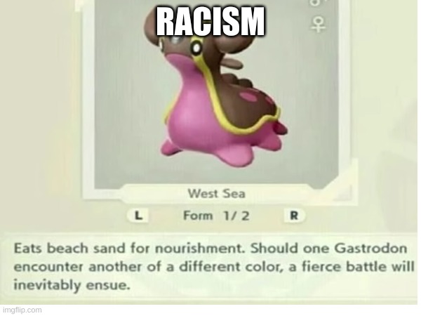 racism | RACISM | image tagged in pokemon,racist | made w/ Imgflip meme maker