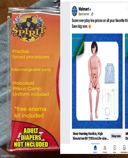 Family Affair | Practice forced procedures; Interchangeable parts; Holocaust Prison Camp Uniform included; *free enema kit included; ADULT DIAPERS NOT INCLUDED | image tagged in holocaust,force,douche,covid 19,political meme,boomers | made w/ Imgflip meme maker