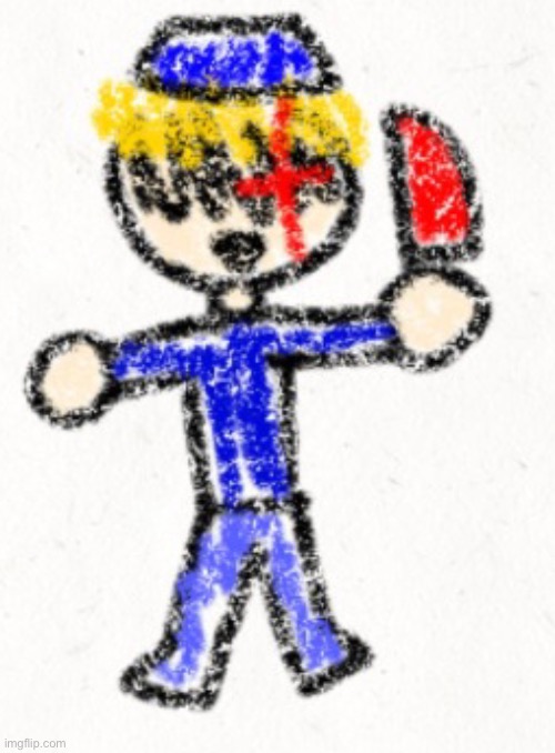 I love chibi Saike and his little knife | made w/ Imgflip meme maker
