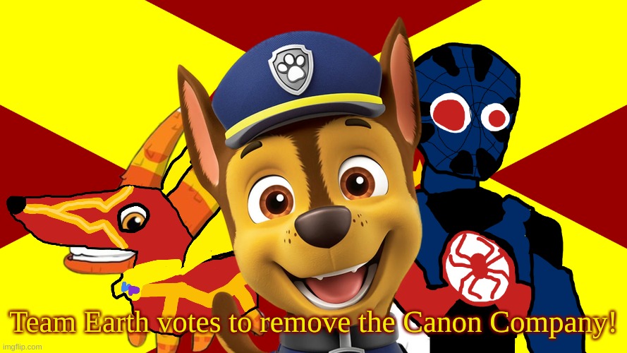 Mainly because it's just a knockoff to the Council | Team Earth votes to remove the Canon Company! | made w/ Imgflip meme maker