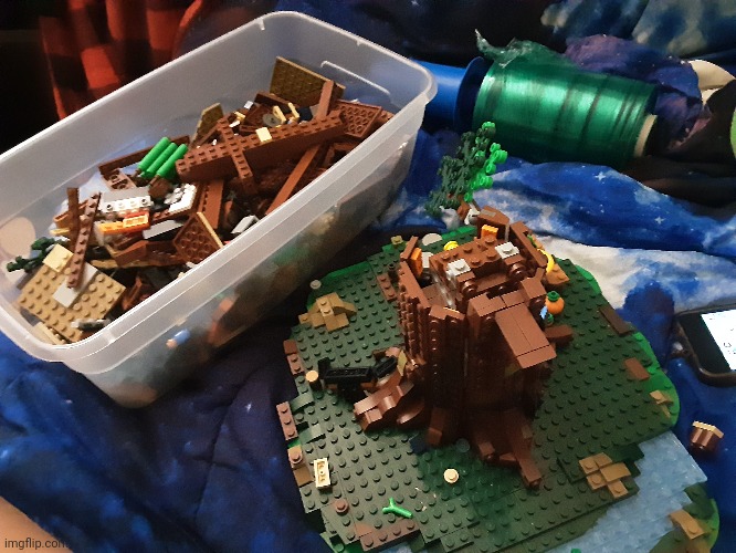 Tearing apart of lego (for moving purposes) | made w/ Imgflip meme maker