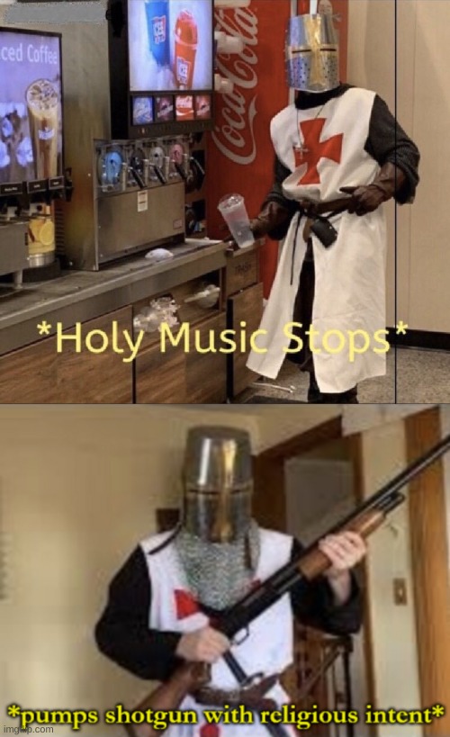 image tagged in holy music stops | made w/ Imgflip meme maker