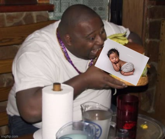 Fat guy eating burger | image tagged in fat guy eating burger | made w/ Imgflip meme maker