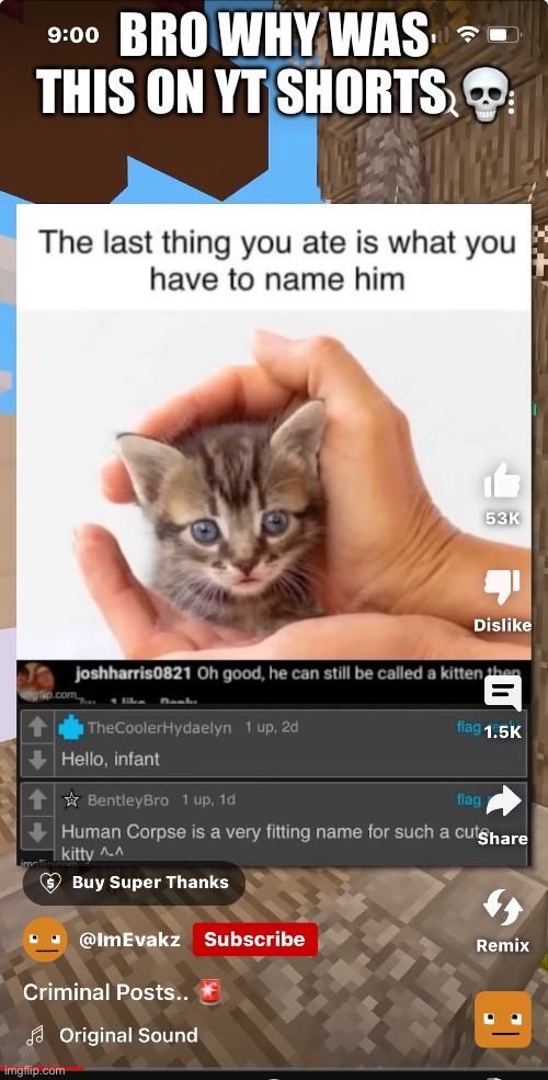 BRO WHY WAS THIS ON YT SHORTS 💀 | made w/ Imgflip meme maker