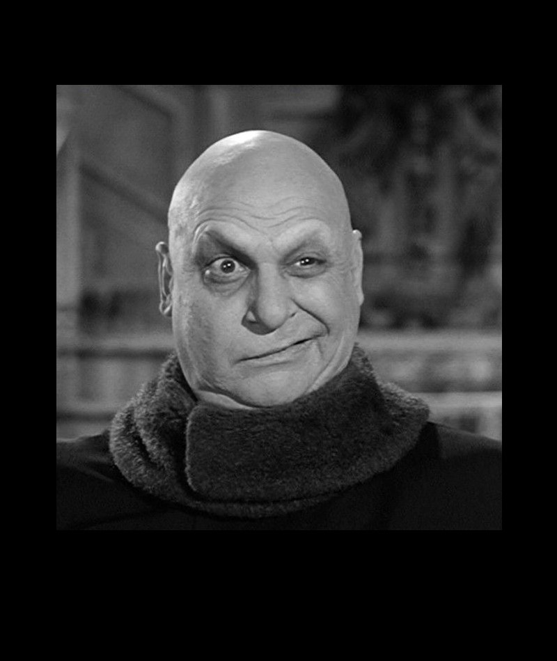 High Quality Fester Addams - The Addams Family Blank Meme Template