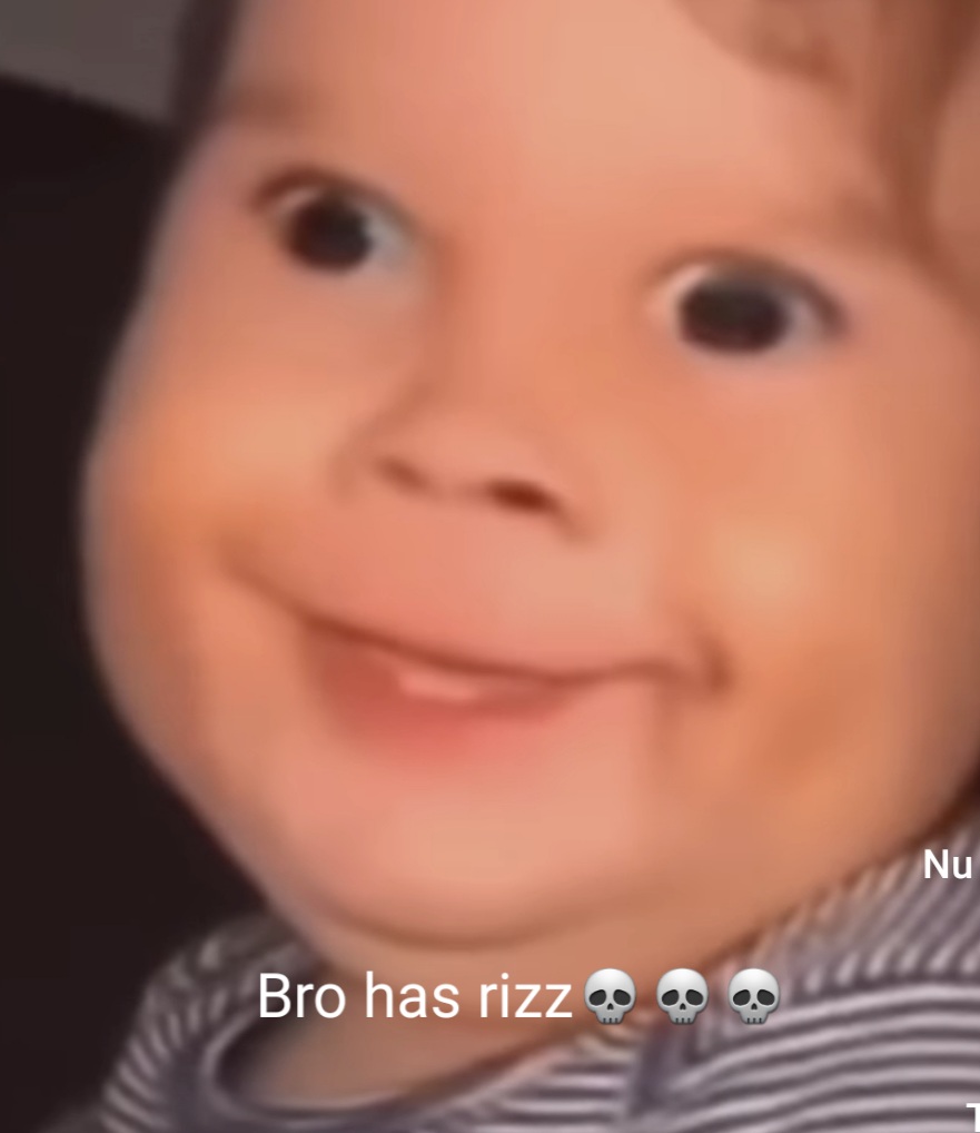 High Quality Bro has rizz Blank Meme Template