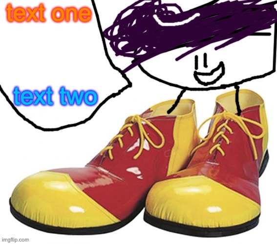 2024 announcement temp | text one; text two | image tagged in shoeske | made w/ Imgflip meme maker