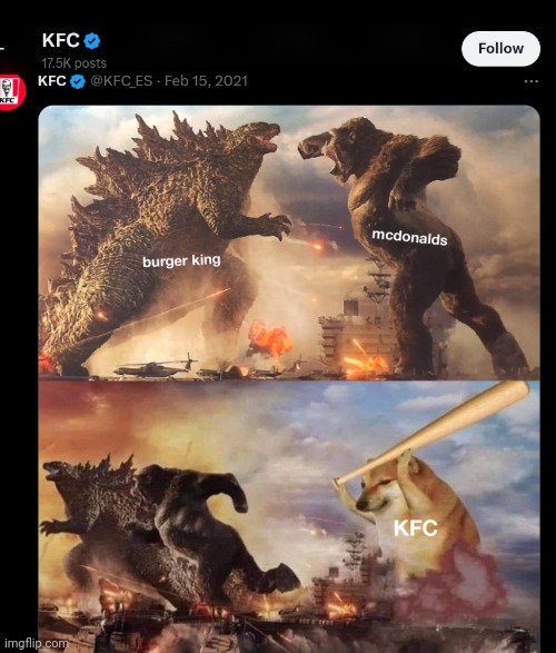This is an actual post fron kfc spain | made w/ Imgflip meme maker