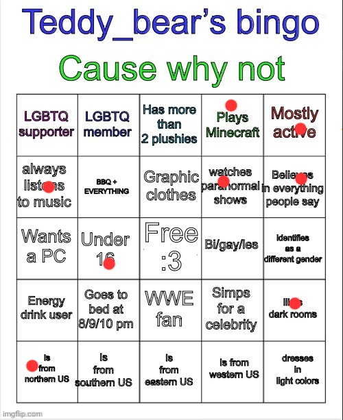 Teddy bear’s bingo | image tagged in teddy bear s bingo | made w/ Imgflip meme maker