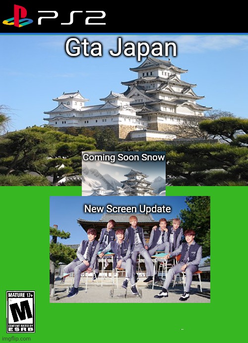 Gta Japan | Gta Japan; Coming Soon Snow; New Screen Update | made w/ Imgflip meme maker