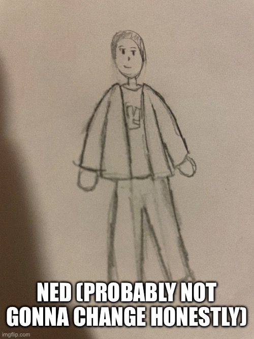 NED (PROBABLY NOT GONNA CHANGE HONESTLY) | made w/ Imgflip meme maker
