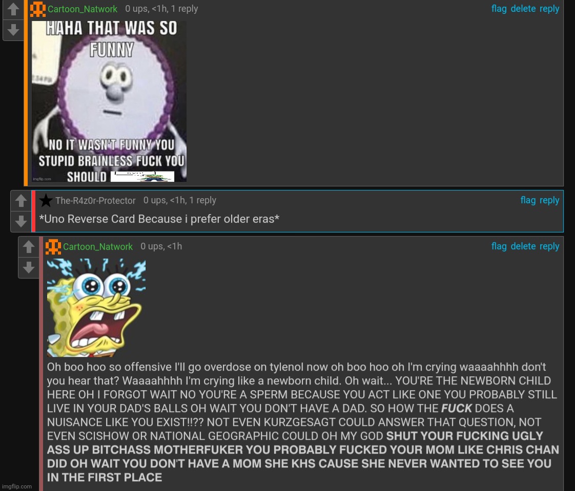Damn I really shut him up there. (Context is he hates on my for being against fetishes) | made w/ Imgflip meme maker