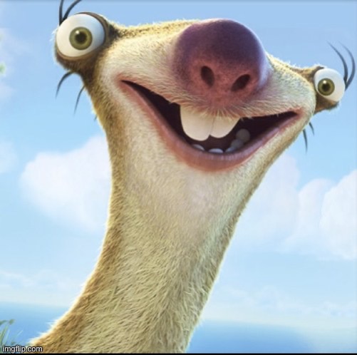 Sid the Sloth | image tagged in sid the sloth | made w/ Imgflip meme maker