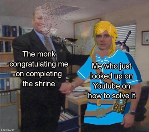 may the goddess smile upon you | image tagged in memes,funny,legend of zelda,gaming,relatable | made w/ Imgflip meme maker