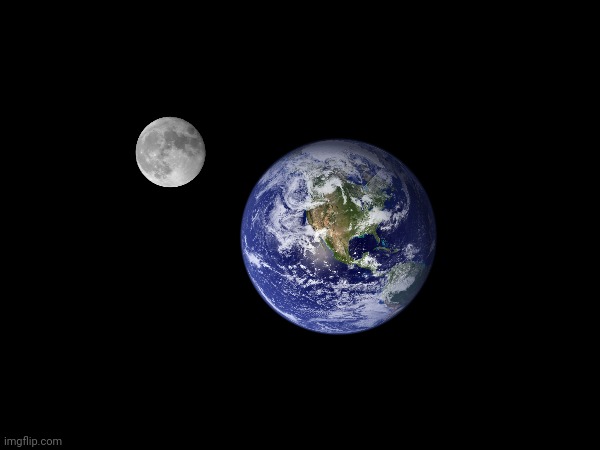 The planet Looked like earth and The moon looked liked the real moon | made w/ Imgflip meme maker