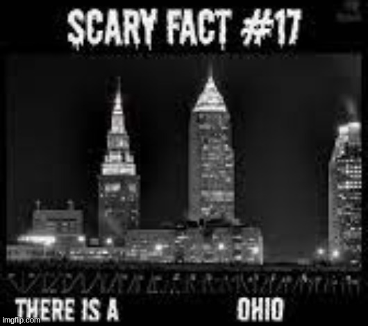 Scary Fact #17 | image tagged in ohio,furry | made w/ Imgflip meme maker