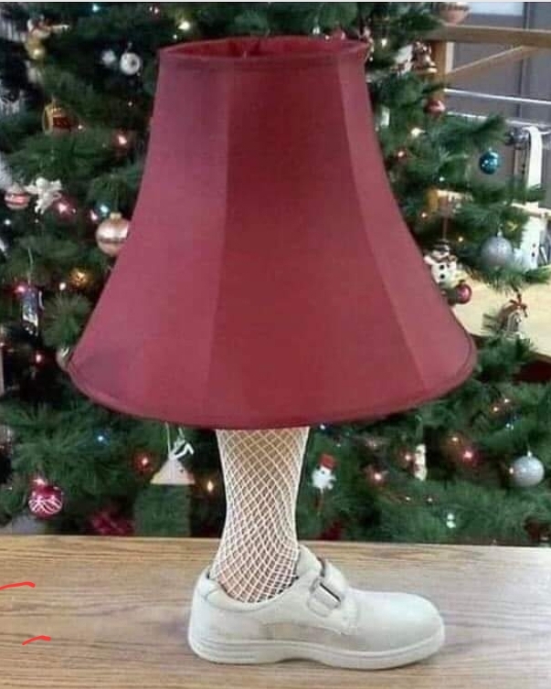 High Quality Leg lamp Christmas Blank Meme Template