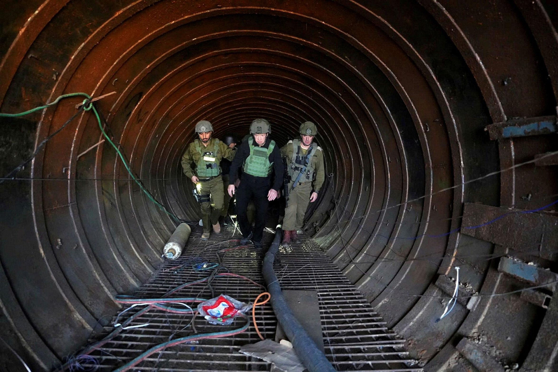 Israel kn hamas kargest tunnel Blank Meme Template