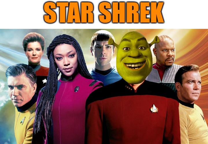 star Shrek | STAR SHREK | image tagged in star shrek,kewlew | made w/ Imgflip meme maker