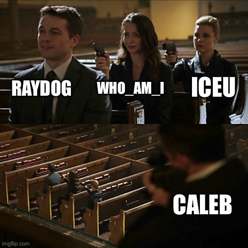 Imgflip popularity over the years (mod note: nuh uh) | RAYDOG; WHO_AM_I; ICEU; CALEB | image tagged in assassination chain | made w/ Imgflip meme maker
