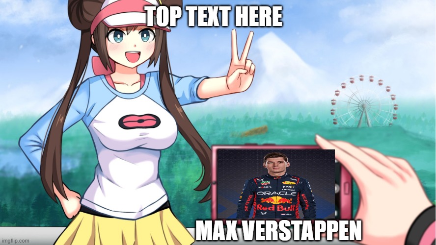 MAX VERSTAPPEN | TOP TEXT HERE; MAX VERSTAPPEN | image tagged in anime boobs | made w/ Imgflip meme maker