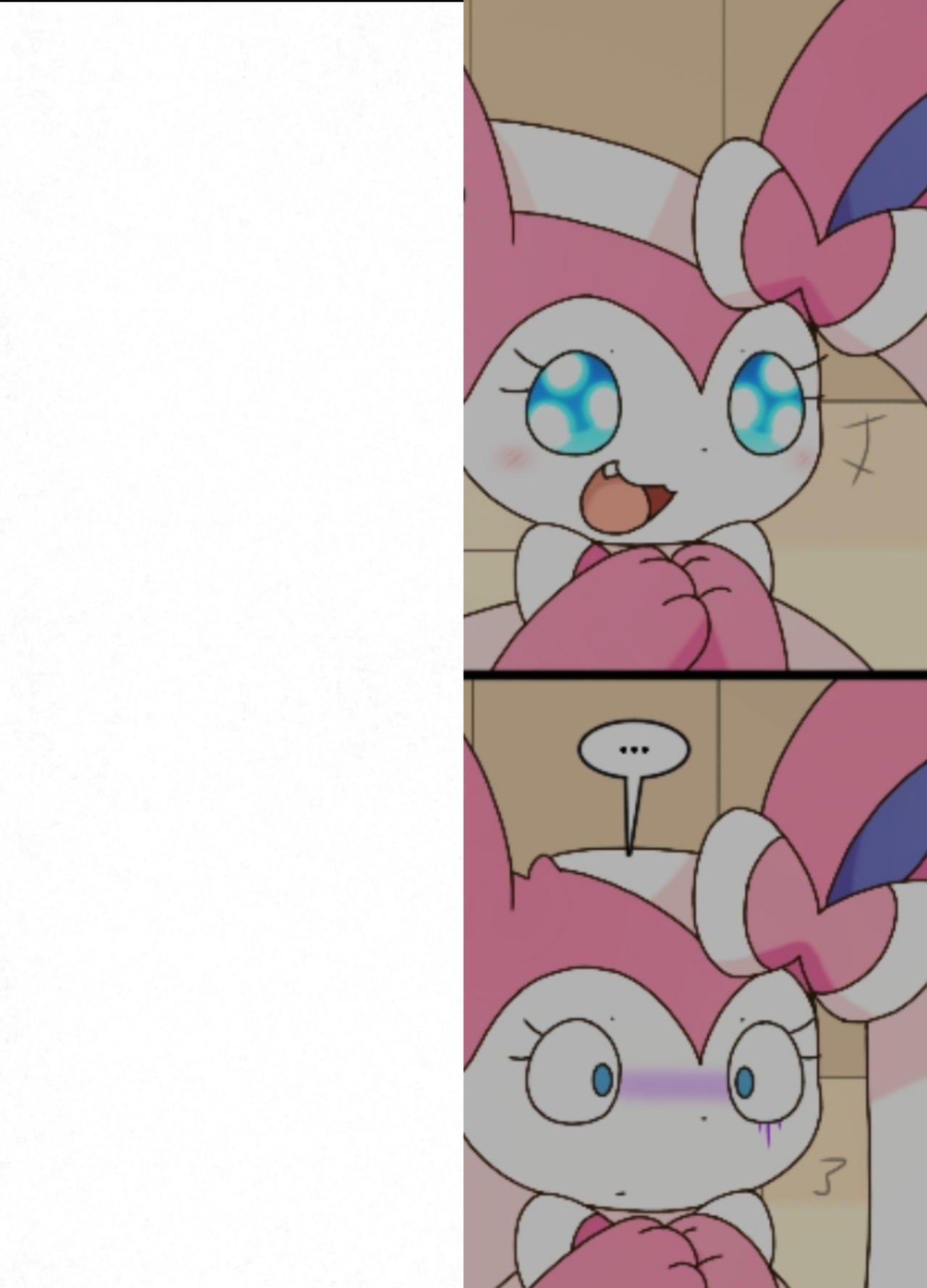 High Quality Sylveon format Blank Meme Template