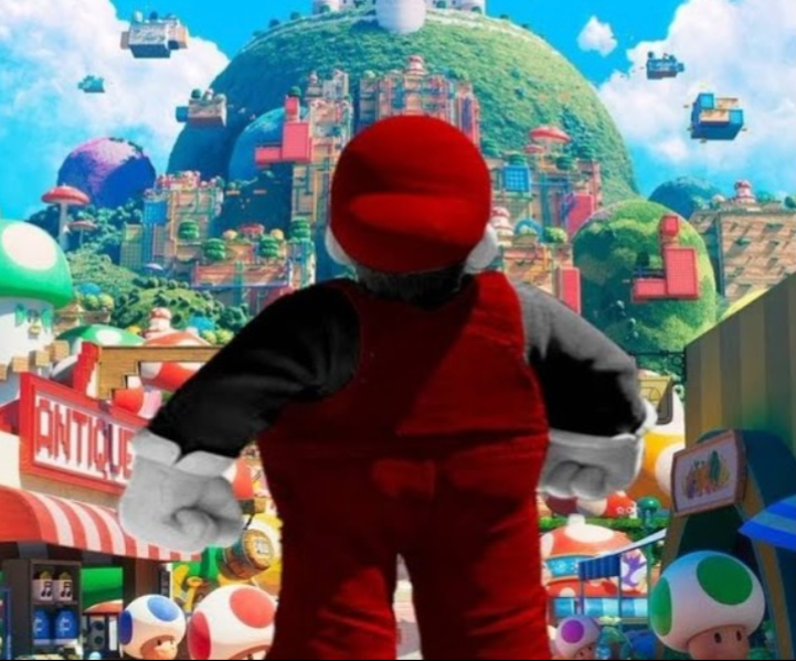 MX in the Mario Movie Blank Meme Template