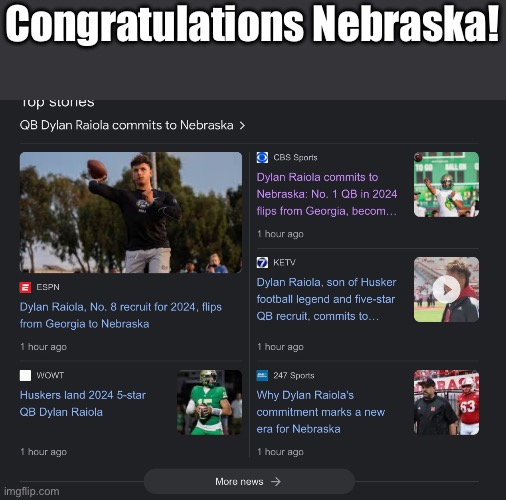 Good for you nebraska | Congratulations Nebraska! | image tagged in dylan,nebraska,triggered | made w/ Imgflip meme maker