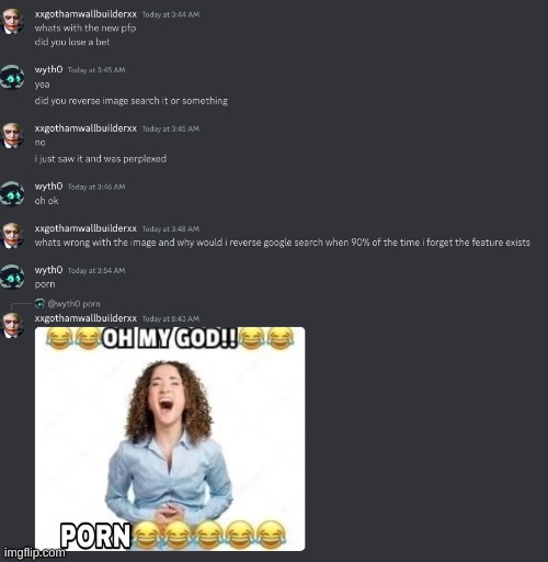 HAHA GET IT GUYS THE JOKE IS NSFW MATERIAL | made w/ Imgflip meme maker