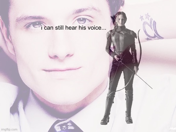 no | i can still hear his voice... | made w/ Imgflip meme maker
