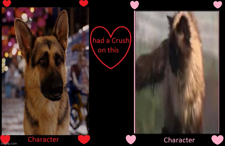 what if delgado had a crush on sassy | image tagged in what if this character had a crush,disney,dogs,cats,shippng | made w/ Imgflip meme maker