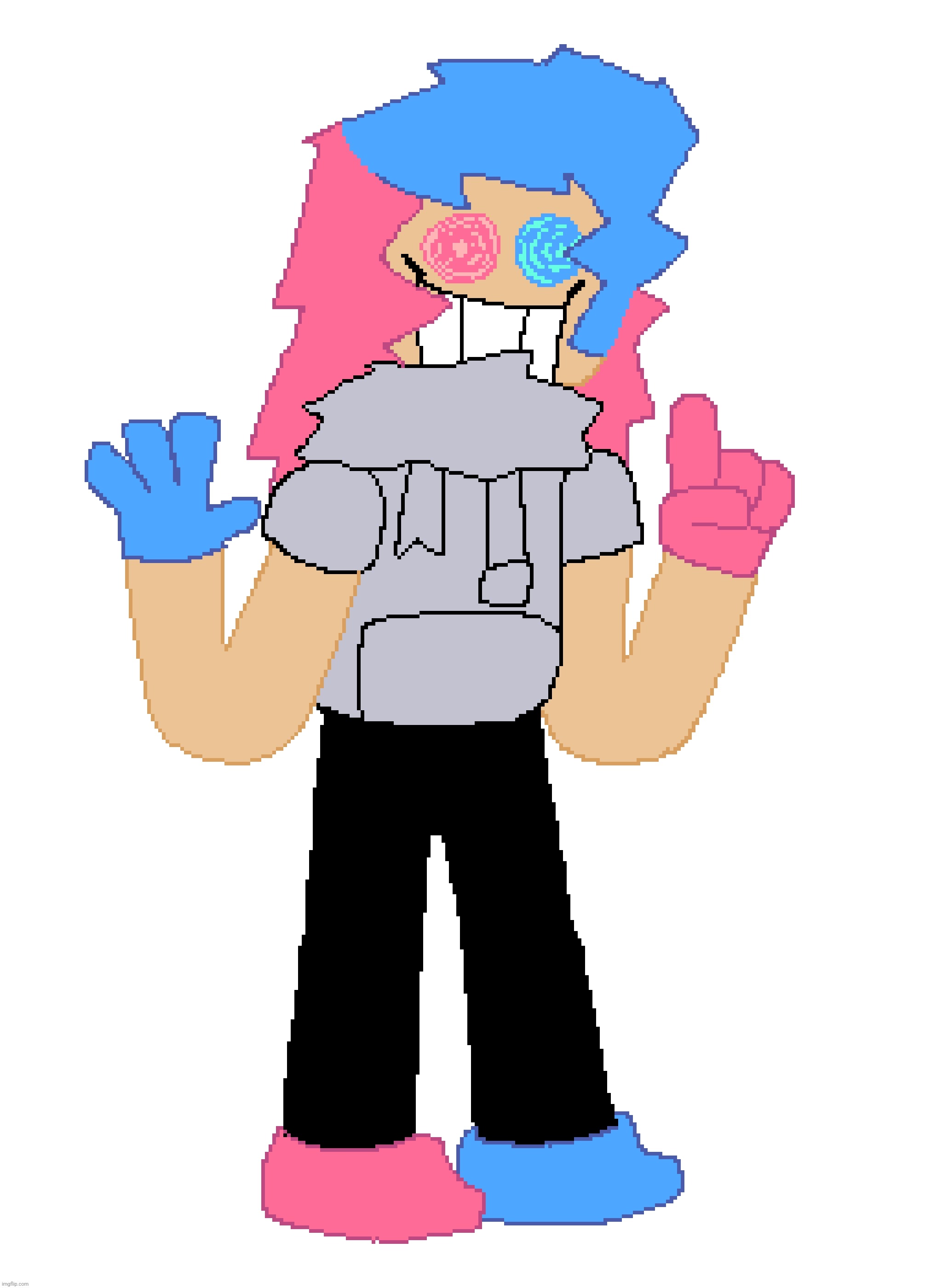 everybody meet LAIn, the Spamton of the unnamed Drawings Deltarune AU ...